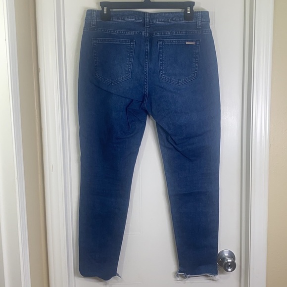 Michael Kors - Izzy Skinny Dark Denim Jeans Size 6 - Picture 8 of 12
